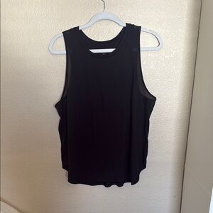 Sleeveless Black Top